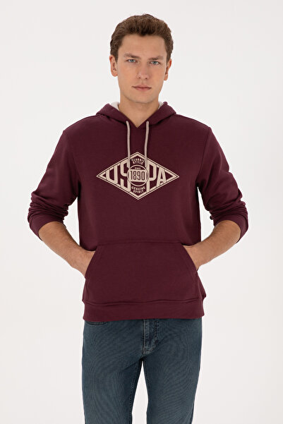 U.S. Polo Assn. Men's Burgundy Sweatshirt 50308129-Vr177