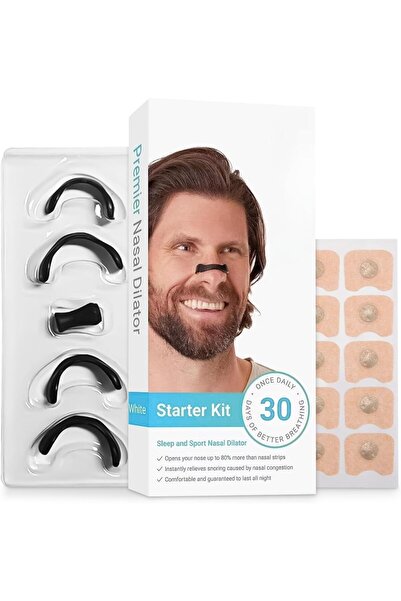 YAKITER Nasal Strips Kit, 30 Count — Reduce Snoring & Improve Breathing for Men & Women