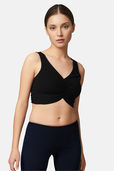 Reebok Women Plus Size Brand Logo Sleeveless Tank Top, Black