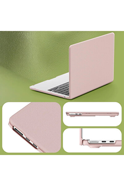 NewFace Rdbydn MacBook Air 15 2024 MacBook Leather Cover (170005) - Pink