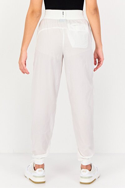 Nike Women Standard Fit Training Track Pants, White