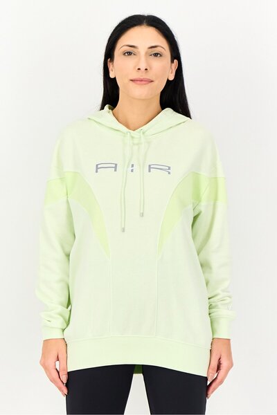 Nike X Air Women Sportswear Fit Outdoor Hoodies, Lime Green
