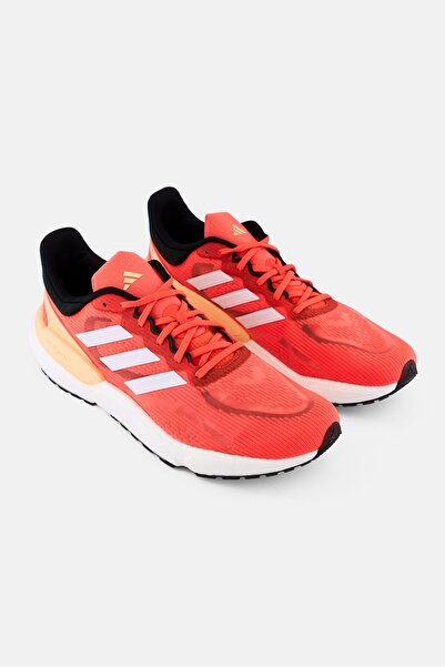 adidas Men Solarboost 5 Lace Up Running Shoes, Solar Red