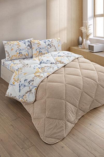 Formeya Nordelle Double Wellsoft Quilt Sleeping Set Double Sleeping Set with Elastic Sheet + Pillowcase