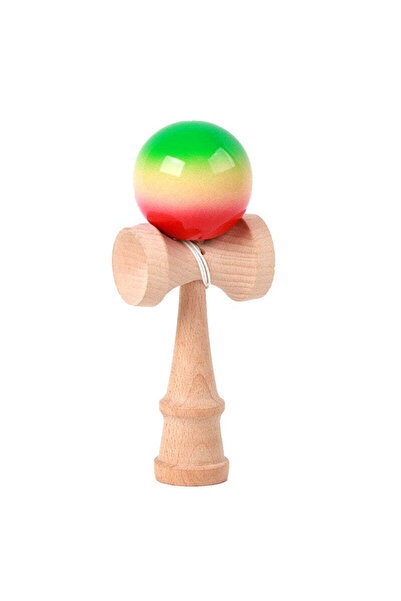 Kendama X Jucarie Interactiva Kendama Profesionala, din Lemn, 18 cm, Model 3 ...