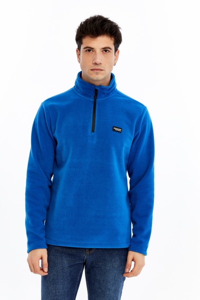 Champp Summit Half Zip Fleece pentru bărbați, polar albastru pentru bărbați Cmp2506-07