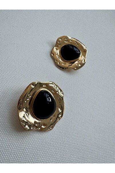 popcouturetr Black & Gold Earrings