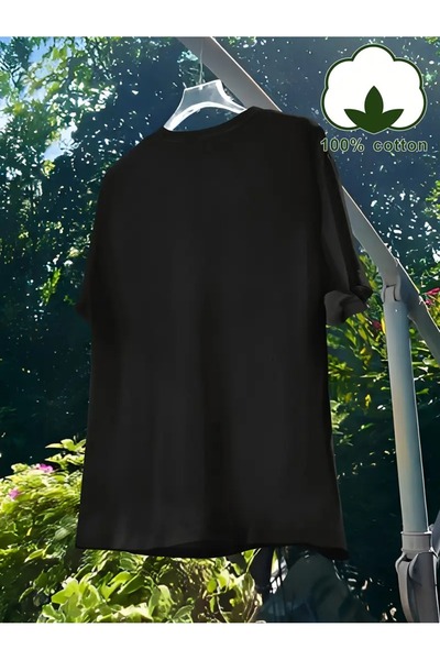 CLASİVA Modern Design Special Gumball Print Turkey and Flag Unisex Oversized Crew Neck T-Shirt