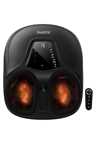 RENPHO Aparat de masaj picioare RP-FM058R, Masaj Shiatsu, caldura, compresie ...