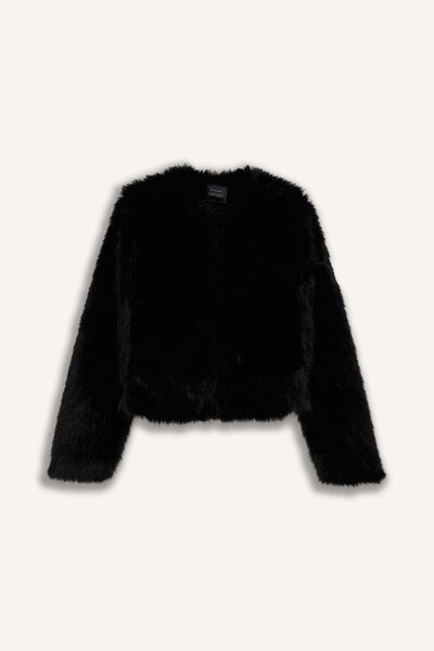 DeFacto Siyah Kadın Mont F2147AX/BK27