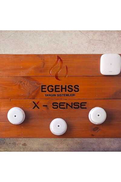 X SENSE 3+1 ADRESLİ KABLOSUZ YANGIN ALARM SİSTEMİ-WİFİ VE RADYO FREKANSI DESTEKLİ