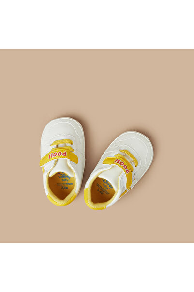 Disney Winnie the Pooh Print Shoes with Hook and Loop Closure