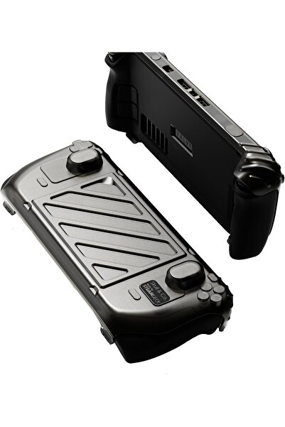 Skull & Co. StandGrip GripCase Front Cover Bundle for Steam Deck/OLED - Black