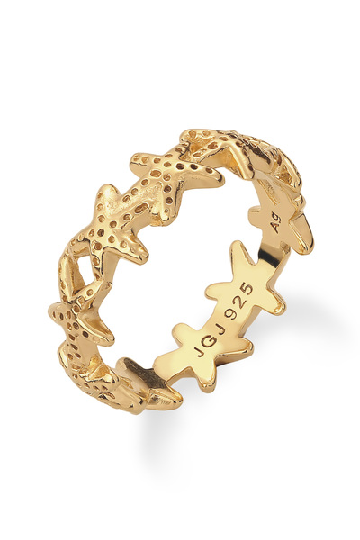ELLI Ring Ring Women Starfish 925 Sterling Silver