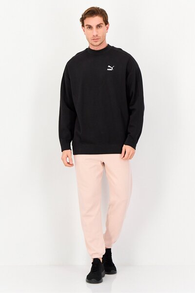 Puma Men Sportswear Fit Long Sleeve Outdoor Sweatshirt, Black