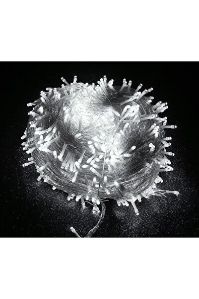 HOZRO șir luminos transparent, 8 m, 100 LED-uri — Alb rece