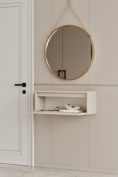 moldesan Noir Bej MDF Duvara Monte Dresuar 50 cm