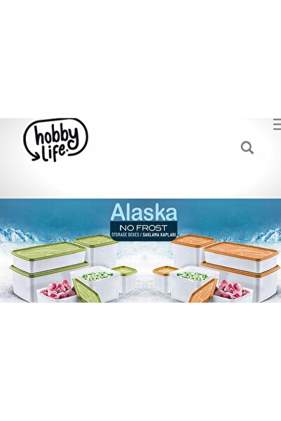 HOBBY LİFE Alaska 6-Piece No Frost Deep Freezer Storage Container Set (Flexible & Quick Freezing)