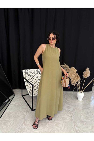 LUZ Tensel Maxi Elbise