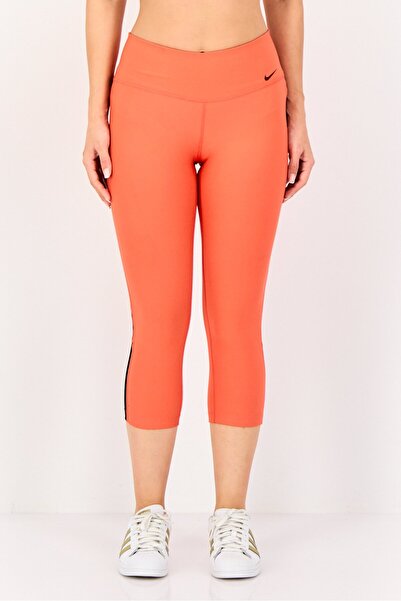 Nike Women Tight Fit Brand Logo 3/4 Training Tights, Red