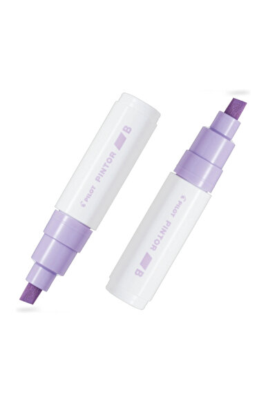 Pilot قلم رصاص (ب) ذو طرف مقطوع بلون أرجواني فاتح (قطعتان)