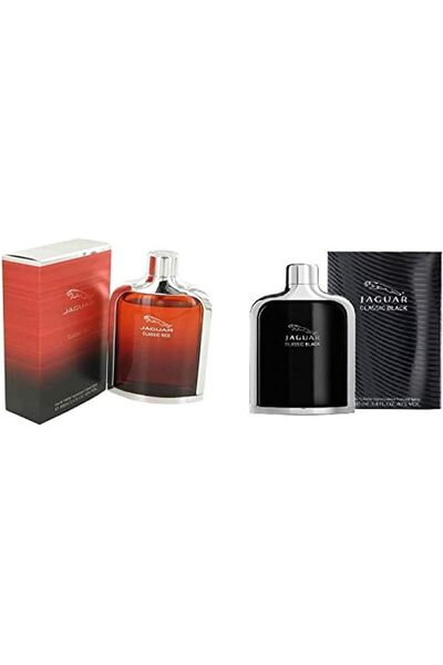 Jaguar Two-piece set: Jaguar Classic Red Eau de Toilette 100ml with Black for...