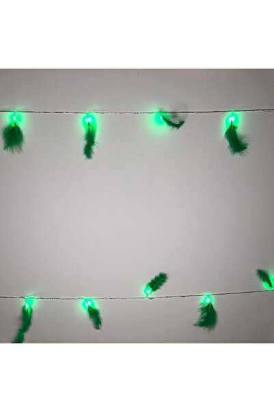 selling depot Διακοσμητικά φωτάκια LED σε σχήμα φτερού, 20 LED, 3,5 m, πράσινα