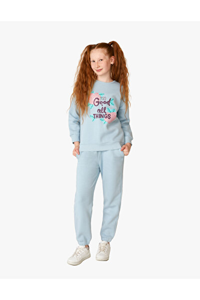 Elsima Girl Waitress Three-Piece Pajama Set Winter