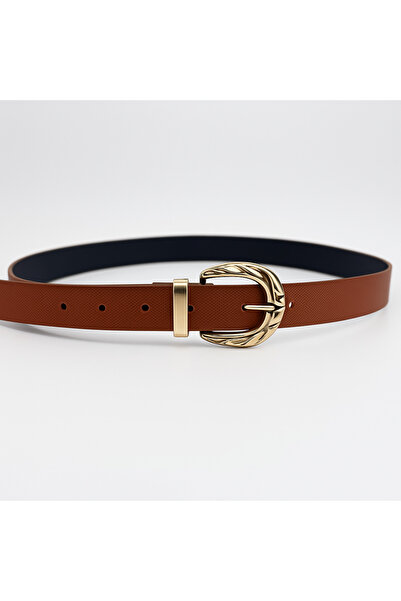 UCCELLO حزام نسائي من الجلد الصناعي بمشبك منقوش – للإطلالات اليومية الأنيقة و...