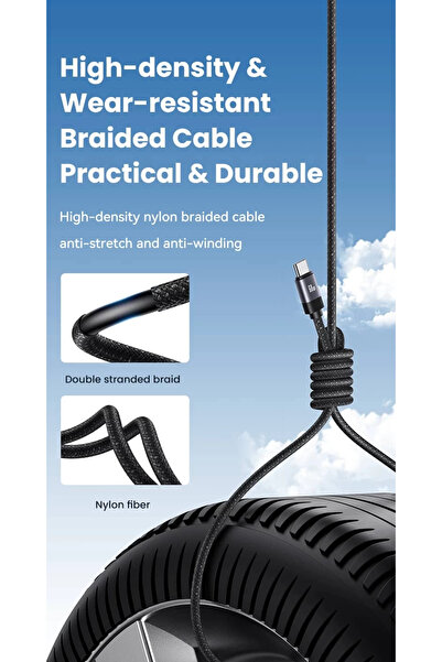 Usams 60W Magnetic Type-C to Type-C Data Cable