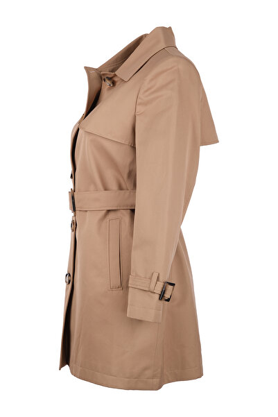 TOLGA SARAÇOĞLU 60076 CAMEL MİDİ BOY TRENÇKOT