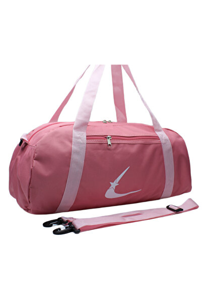 Çınka Bags Salmon Color Waterproof Fabric Travel Sports Gym and Fitness Bag