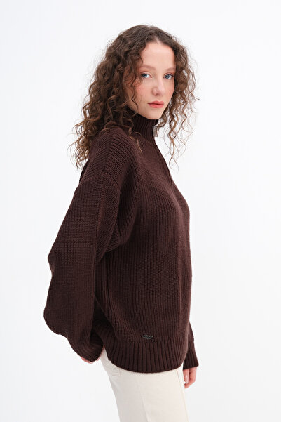 Addax Tricotaj cu guler cu fermoar Pulover K3474