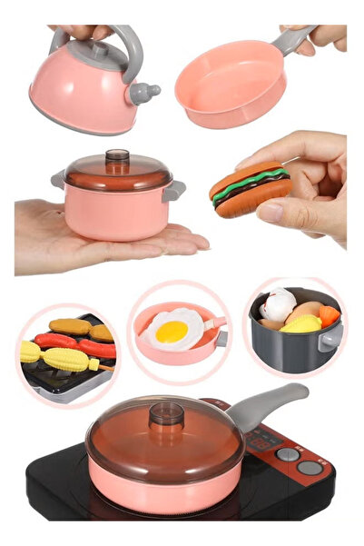 Generic Children's Kitchen Toy Set 86Pcs Pretend Play Simulation Cooking Tableware With Sound Effects