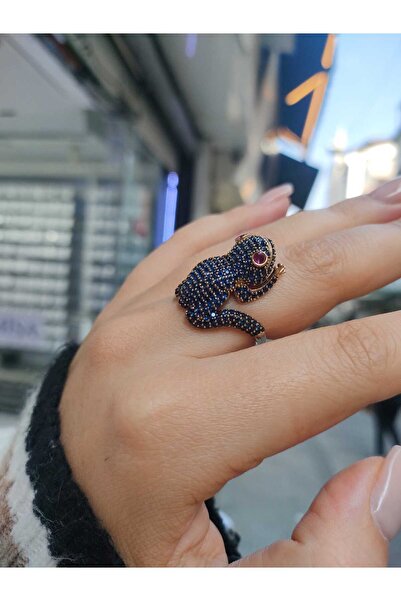 Silver 925 Ayar Gümüş Bronz Hayvan Figürlü Yüzük