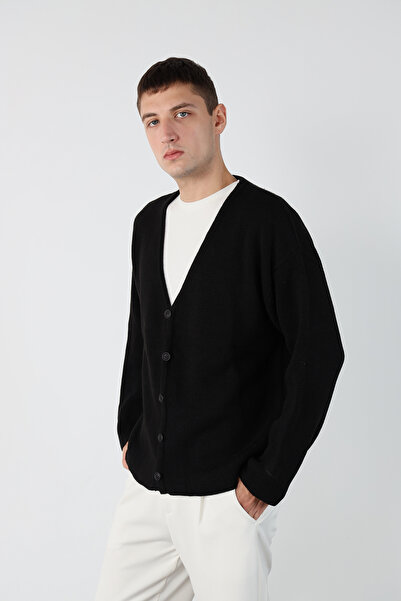 Mesfeno Oversize Buttoned Knitwear Cardigan