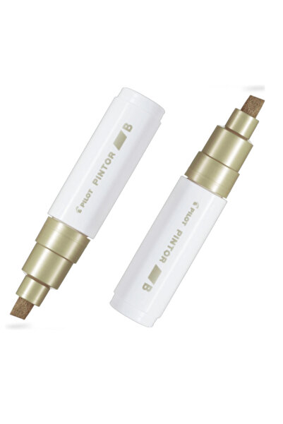 Pilot بينتور (ب) ذهبي بطرف مقطوع (قطعتان)