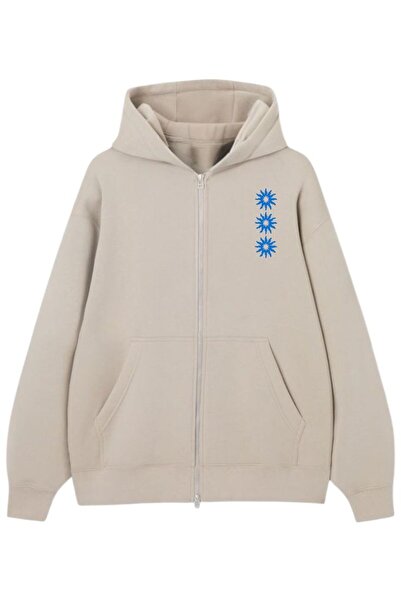 Sebesta Fashion New Season Printed 3 Yarn Cotton Hooded Sweatshirt