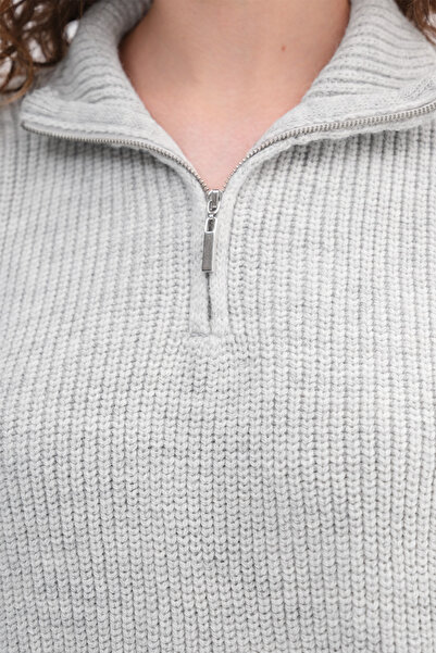 Addax Tricotaj cu guler cu fermoar Pulover K3474