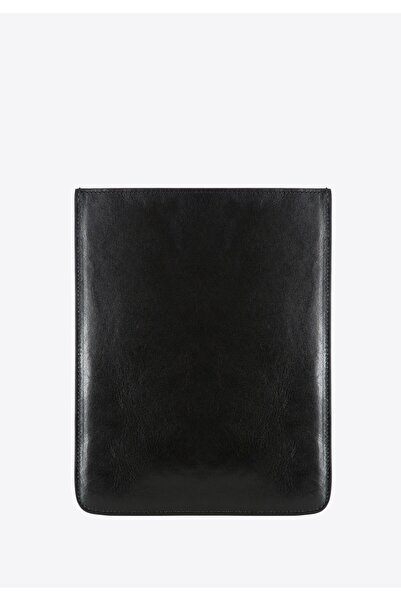 Wittchen Men's Leather Tablet Case with Coat of Arms Black Leather