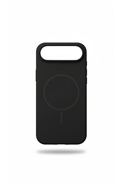 Mobcos جراب سيليكون مغناطيسي فاخر متوافق مع سلسلة iPhone (أسود، 17 Air)