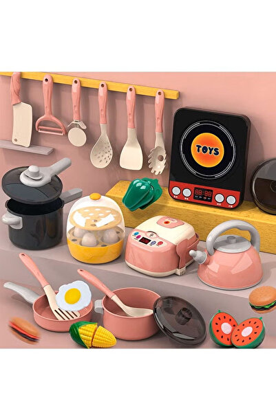 Generic Children's Kitchen Toy Set 86Pcs Pretend Play Simulation Cooking Tableware With Sound Effects