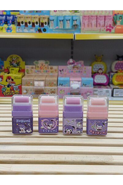 MODEL HEDİYELİK Kuromi Desenli Süpürmeli Silgi