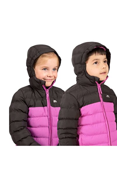 Trespass Oskar B - Παιδικό μπουφάν με επένδυση, Unisex, Παιδικό ροζ μπουφάν για εξωτερικούς χώρους