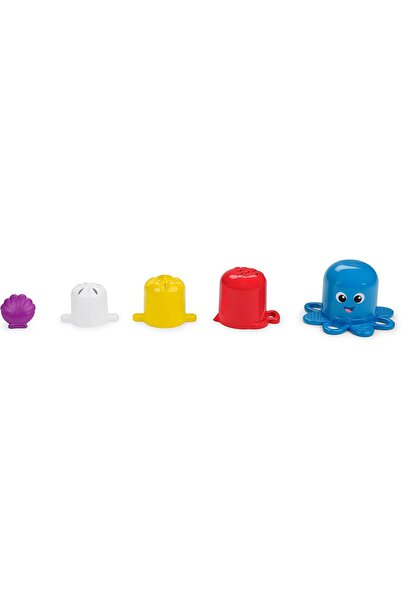 Baby Einstein Ocean Explorers Stack & Stream Sensory Cups (Color-Changing Octopus), 3+ months
