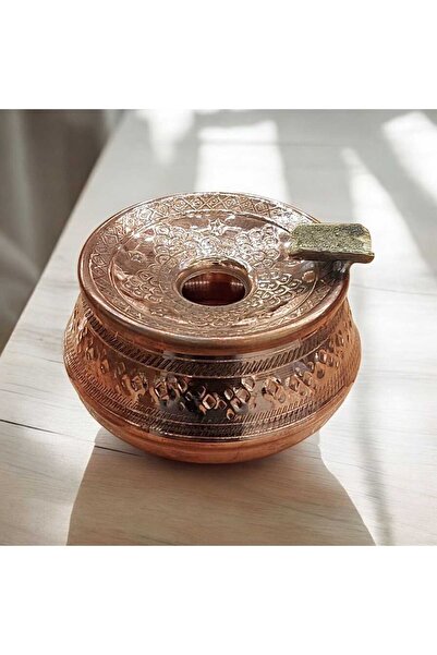 Bakır Center Copper Ashtray Copper Incense Burner Ash Tray Grape Cluster Embroidered Ashtray Burning Stick Incense No Odor