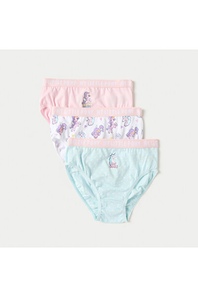 Hasbro My Little Pony Print Briefs with Elasticated Waistband - Set of 3