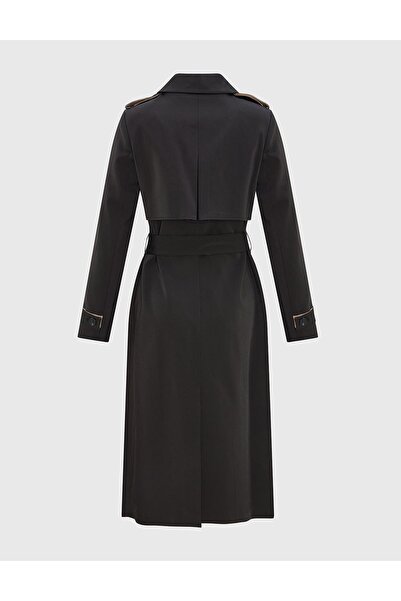 İLVİ Arira Black Women's Trench Coat