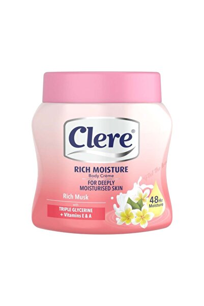Clere Luxurious Musk Cream Enriched with Vitamin E 500 ml