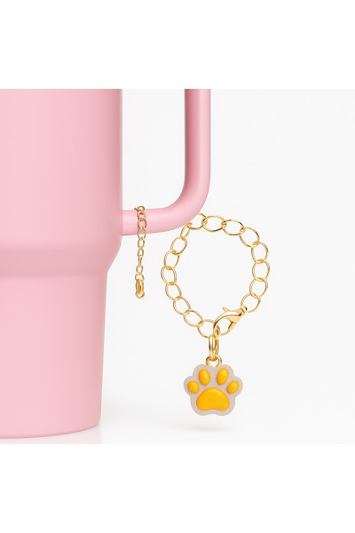 arredamento Sarı Pati Figürlü Termos Uyumlu Charm Aksesuar
